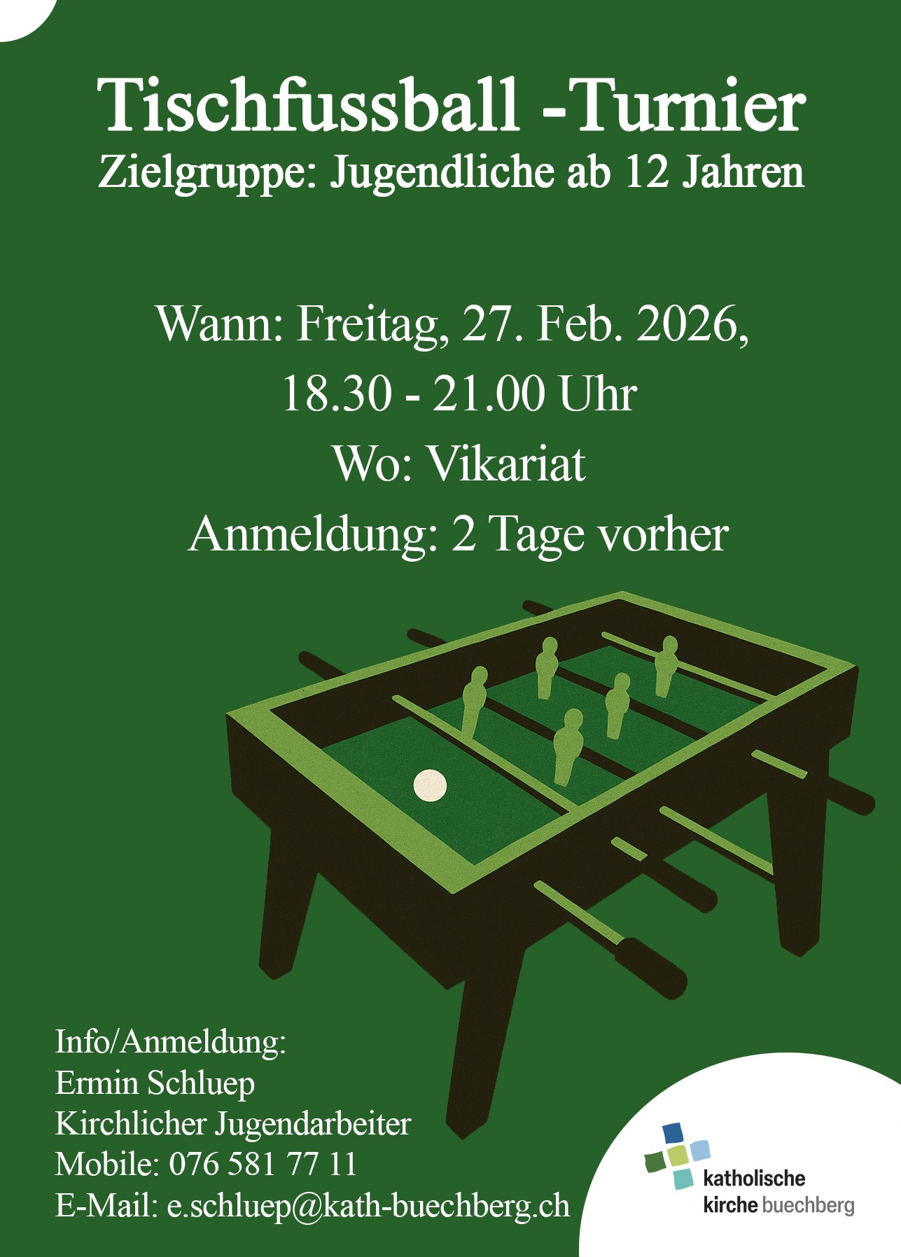 Tischfussball-Turnier